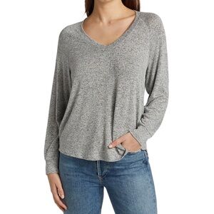 Rails Thalia Long Sleeve Grey Top